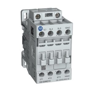 ALLEN BRADLEY 100-E MCS-E CONTACTOR, 12A, AC3 DUTY, 100-250V AC 50/60HZ / 100-250V DC ELECTRONIC COIL, 1NO, 0NC