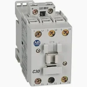 ALLEN BRADLEY 100-C IEC CONTACTOR, 120VAC COIL, SCREW TERMINALS, LINE SIDE, 30A, 1NO, 0NC
