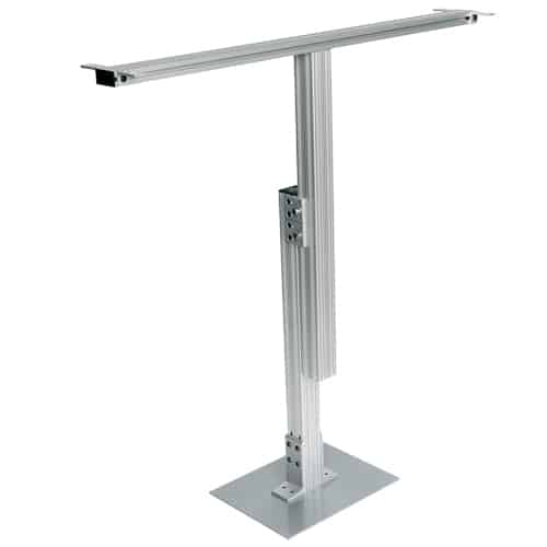 Adjustable Floor Stand for Control Bar or Palm Button Assembly