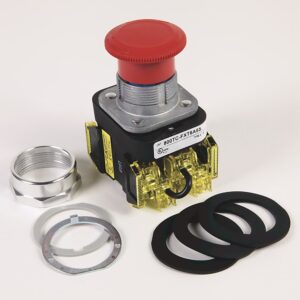 ALLEN BRADLEY 30MM PUSH/TTR RED 45MM MUSHROO