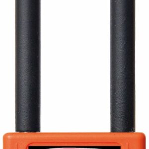 Padlock,  3" Shackle, Orange, Keyed Alike
