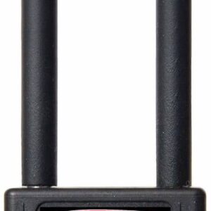 Padlock, 3" Shackle, Black, Keyed Different