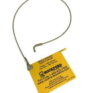Bench Grinder Safety Gauge with Tether (KSC096T), (Includes SS Tether)