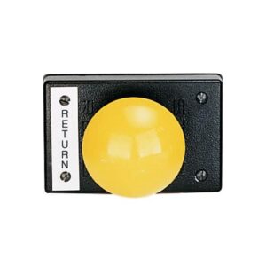 Yellow Return Palm Button