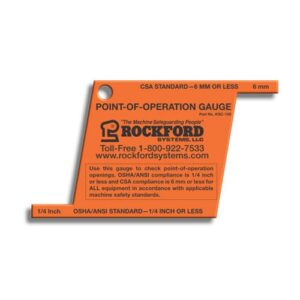 Point-of-Operation Gauge