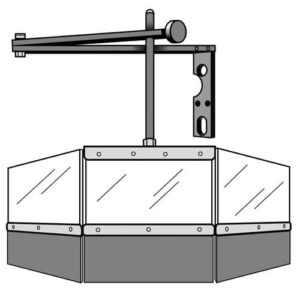 SHLD CHP BRGPT FRT 9.25"X19" (KYL019)